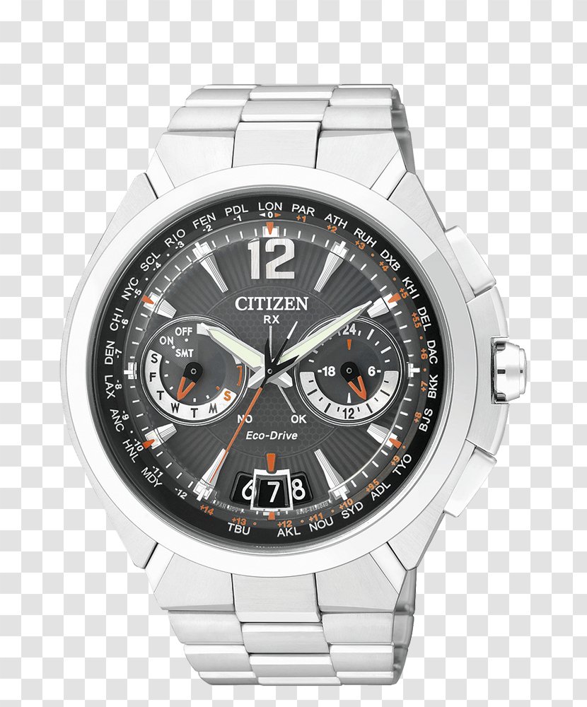 Eco-Drive Citizen Holdings Watch Jewellery Clock - Stainless Steel Transparent PNG