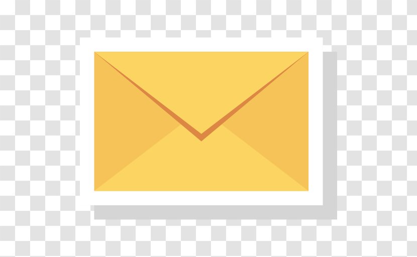Email Paper Envelope - Yellow - Mail Transparent PNG