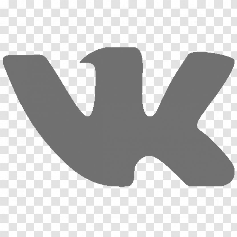 VKontakte Facebook YouTube Social Media - Black And White - Bison Transparent PNG