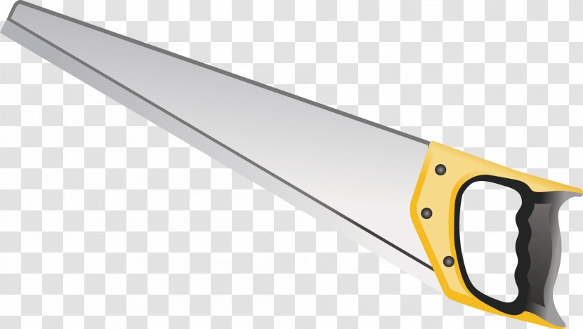 Knife Cutting Tool Angle - Sword Vector Yellow Transparent PNG