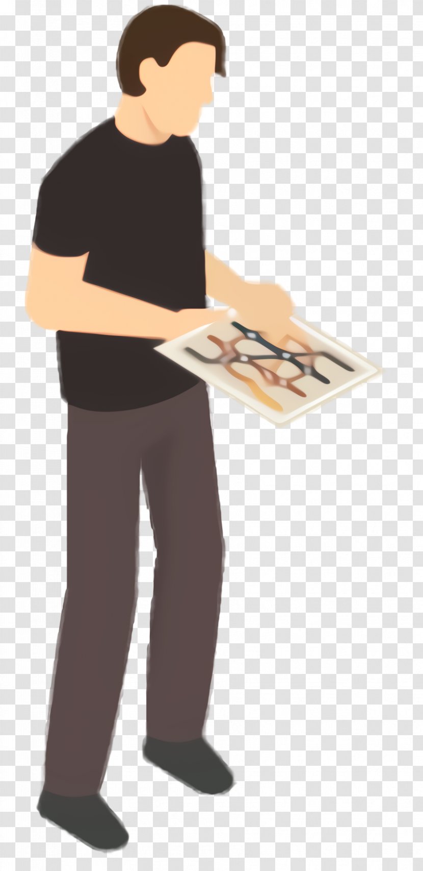 Reading Cartoon - Tshirt Transparent PNG