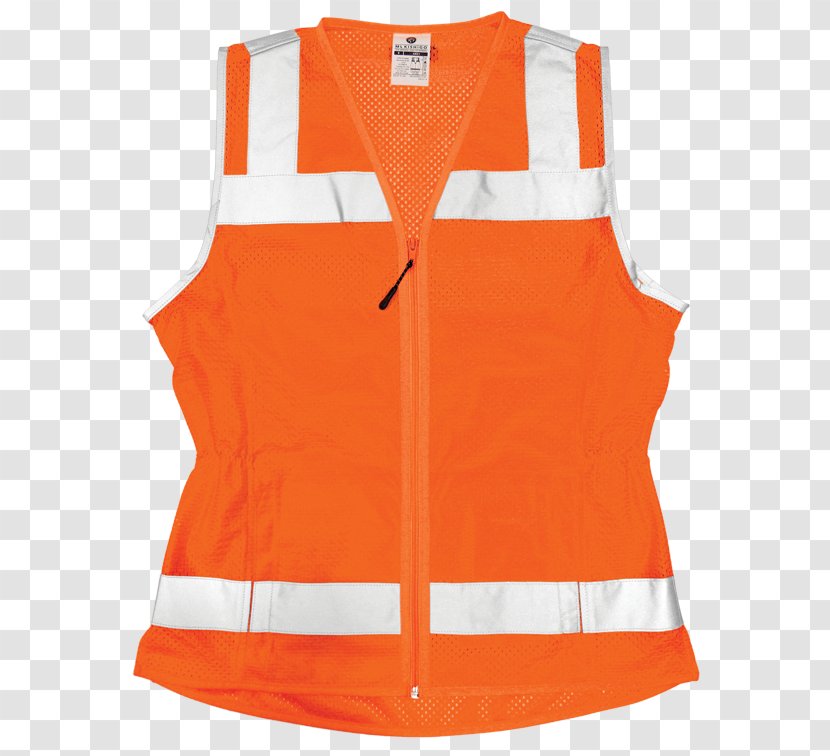 Gilets T-shirt High-visibility Clothing Sleeve - Jacket - Safety Vest Transparent PNG