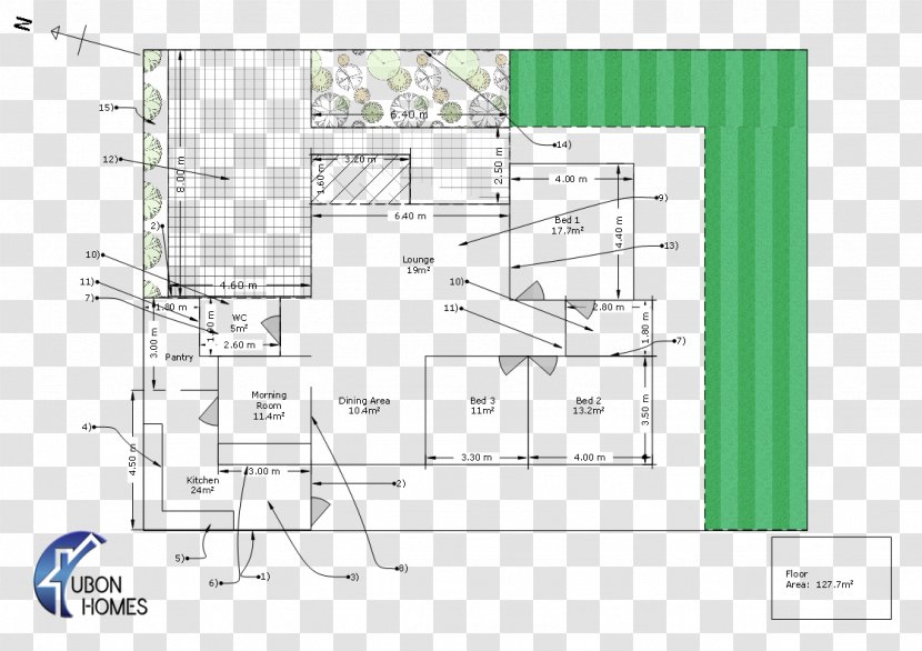 Drawing Engineering Land Lot - Plan - Design Transparent PNG