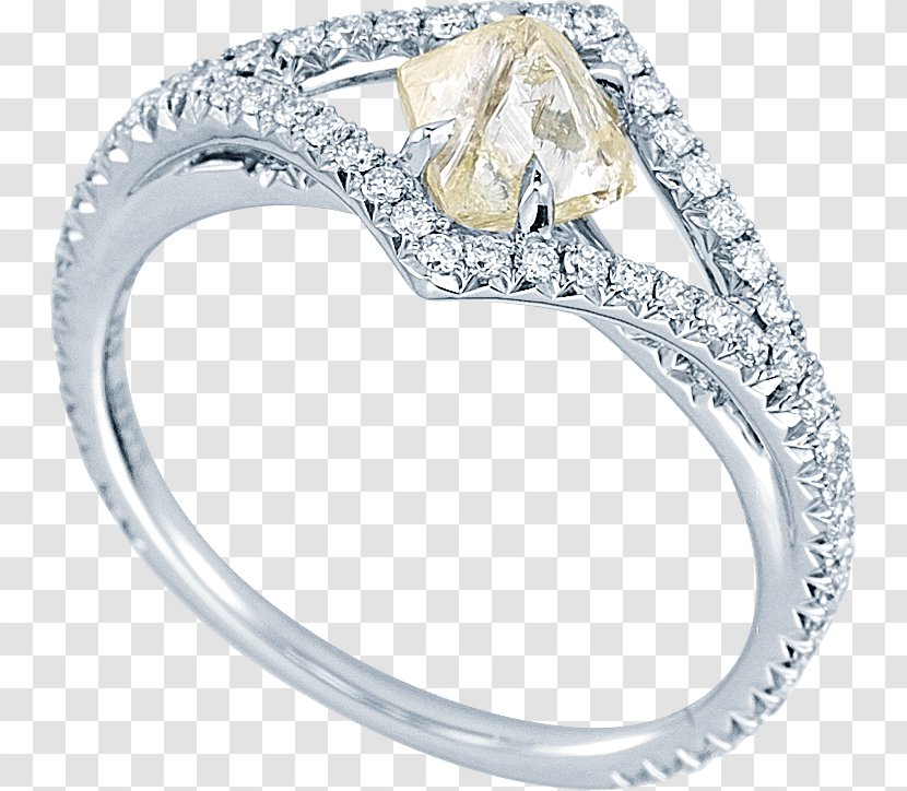 Engagement Ring Diamond Wedding - Bride - Large Pave Rings Transparent PNG
