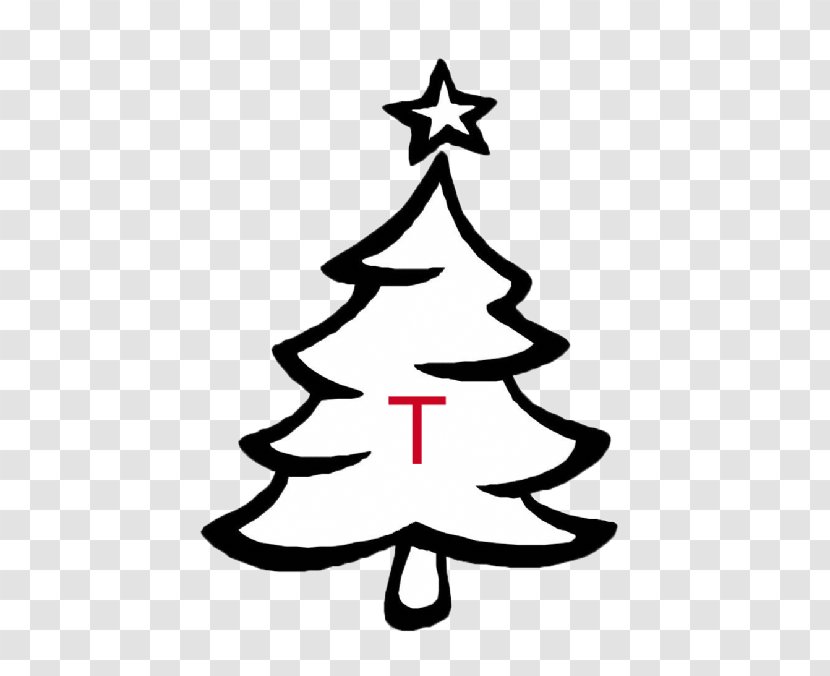 Christmas Tree Drawing Clip Art - Coloring Book - Alfred Finnbogason Transparent PNG