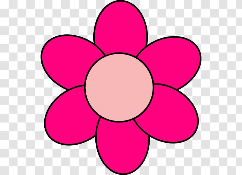 Free Content Pink Flowers Clip Art - Facebook - Cartoon Flower Cliparts Transparent PNG