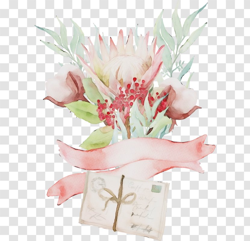 Bouquet Of Flowers Drawing - Paint - Tulip Artificial Flower Transparent PNG