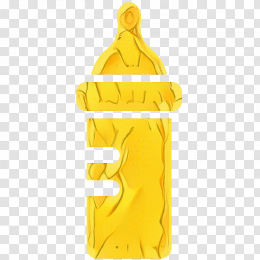Baby Bottle - Yellow Transparent PNG