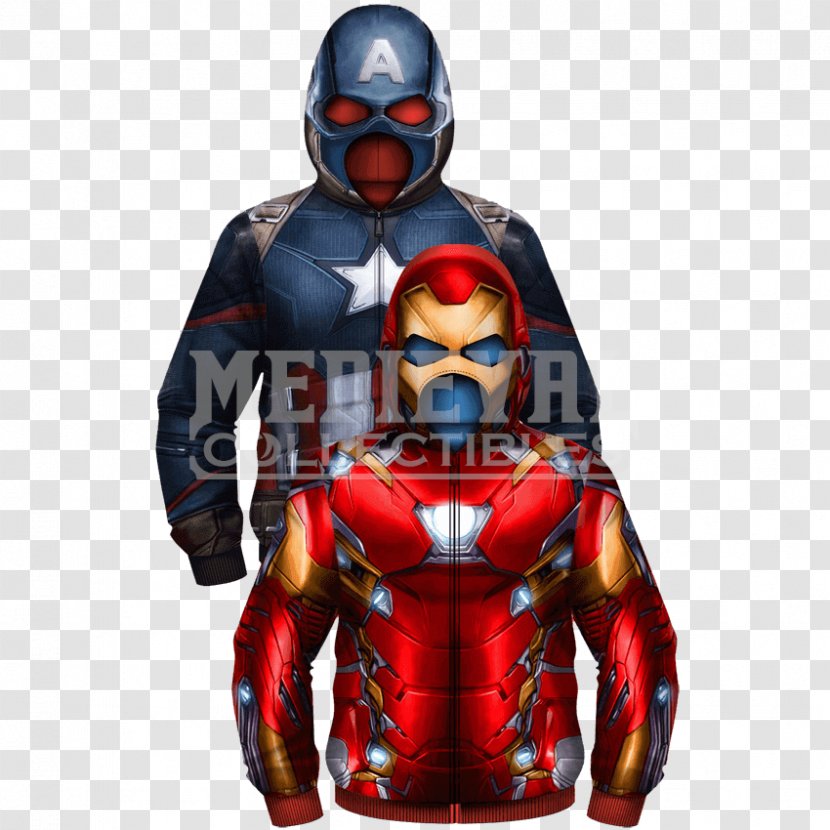 Iron Man Captain America Crossbones Thor Superhero - Outerwear Transparent PNG