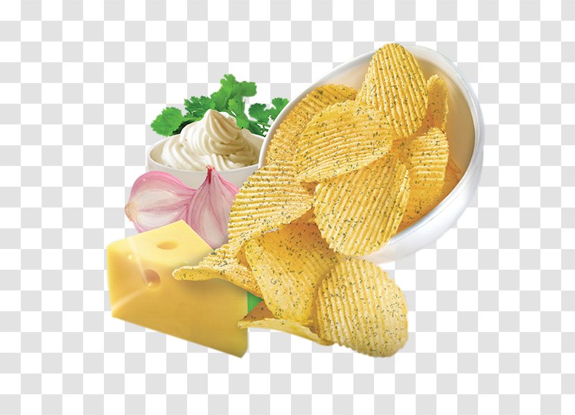 Cream Onion Junk Food Potato Chip Transparent PNG