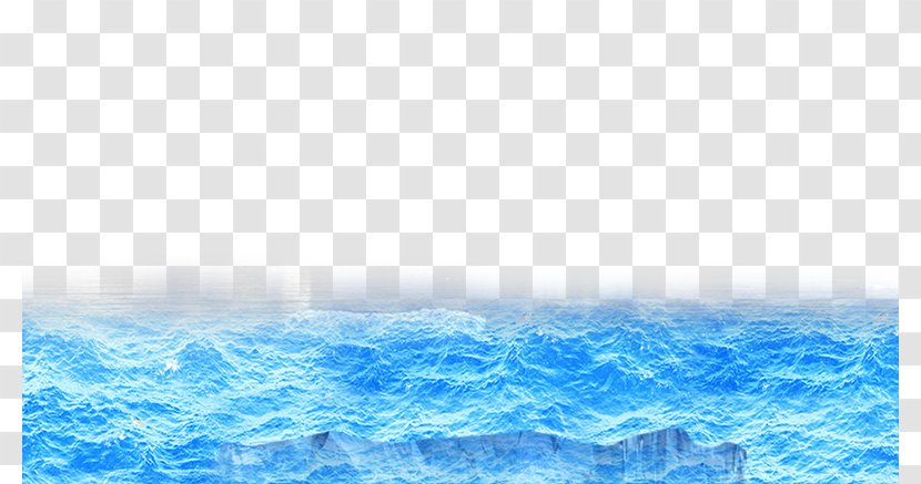 Iceberg Sea Palinurus Elephas Ocean - Blue Transparent PNG