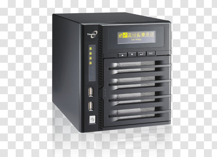 Network Storage Systems Thecus Serial ATA Hard Drives Computer Servers - Multimedia - Capcom Pro Tour Transparent PNG