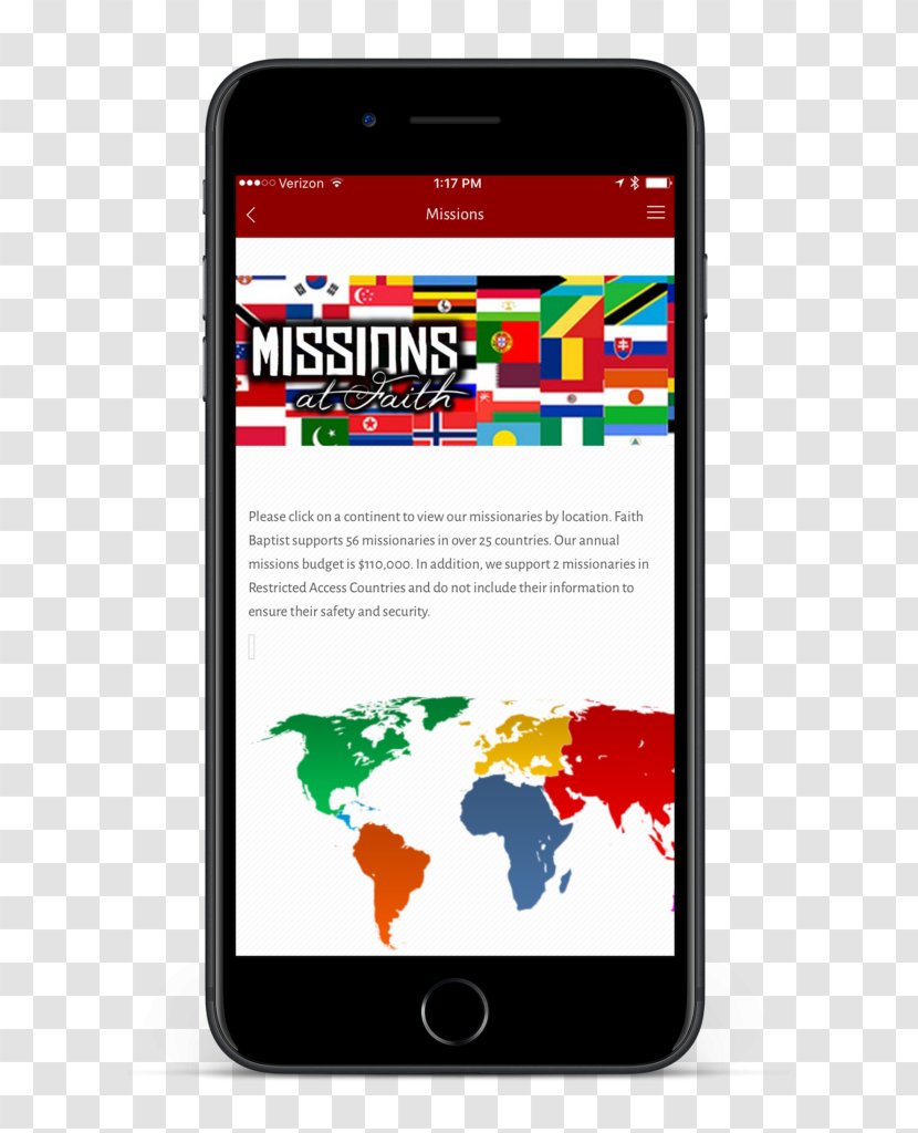 Smartphone World Map - Multimedia Transparent PNG
