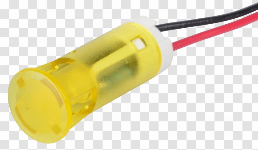 Light-emitting Diode Yellow Lead Signal Lamp - Electronics Accessory - Light Transparent PNG