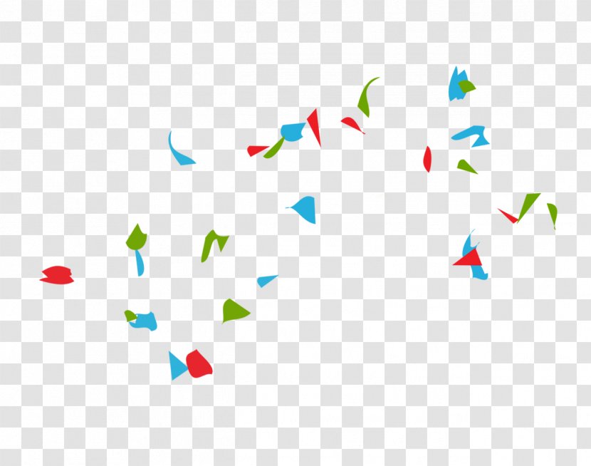 Fireworks Paper - Triangle - Confetti Floating Material Transparent PNG