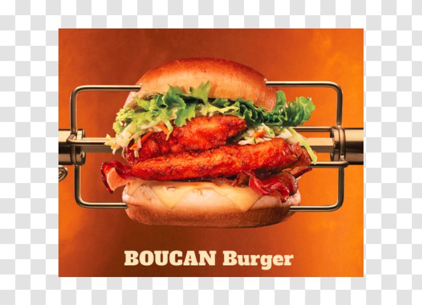 Cheeseburger Buffalo Burger Hamburger Junk Food Salmon - Restaurant Transparent PNG