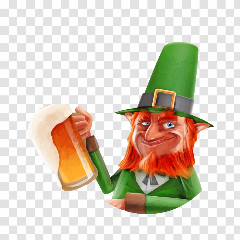 Beer Ireland Cartoon Illustration - Stock Photography - Characters Holding Mug Transparent PNG