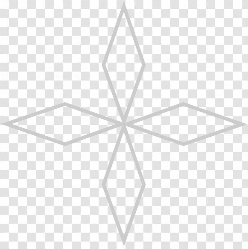 Triangle Symmetry Pattern - Black And White - Stage Transparent PNG