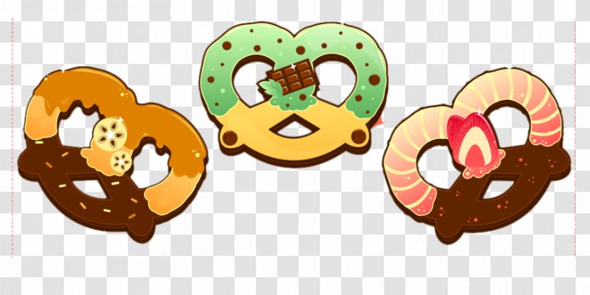 Cookie Illustration - Text - Free Biscuits Mascot Pull Material Transparent PNG