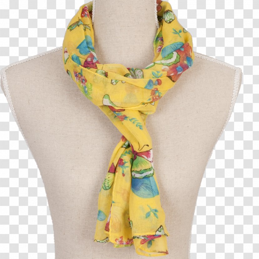 Scarf Coffee Genießerfrühstück Yellow White - Menu Transparent PNG