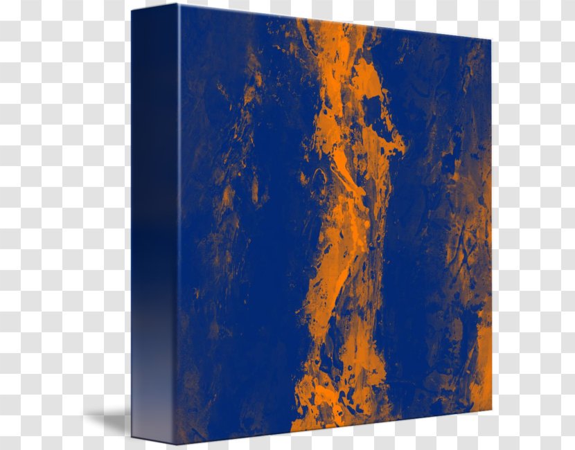 Modern Art Rectangle Paint Architecture - Abstract Orange Transparent PNG
