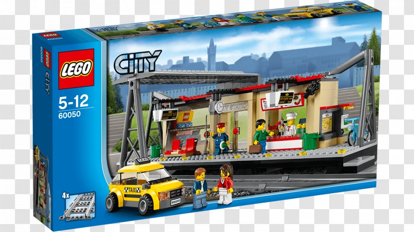 LEGO 60050 City Train Station Lego Trains Toy - 60051 Highspeed Passenger Transparent PNG