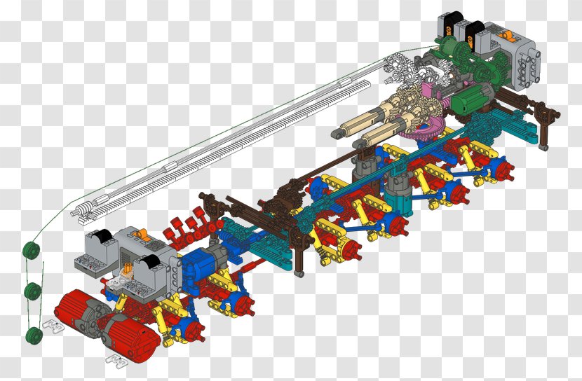 Lego Technic Toy Machine - Mechanical Transparent PNG