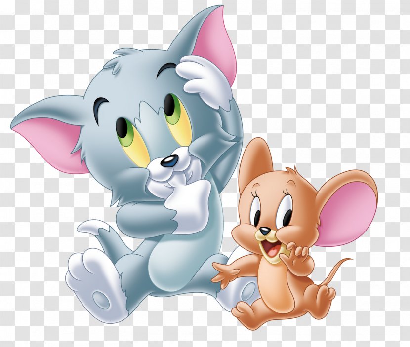 Jerry Mouse Nibbles Tom Cat And Cartoon Transparent PNG