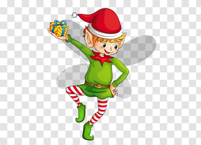 Santa Claus Christmas Elf Clip Art - Cartoon Transparent PNG