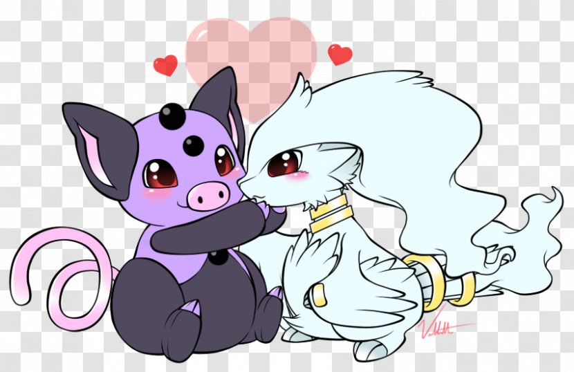 Kitten Grumpig Spoink Pokémon - Heart Transparent PNG