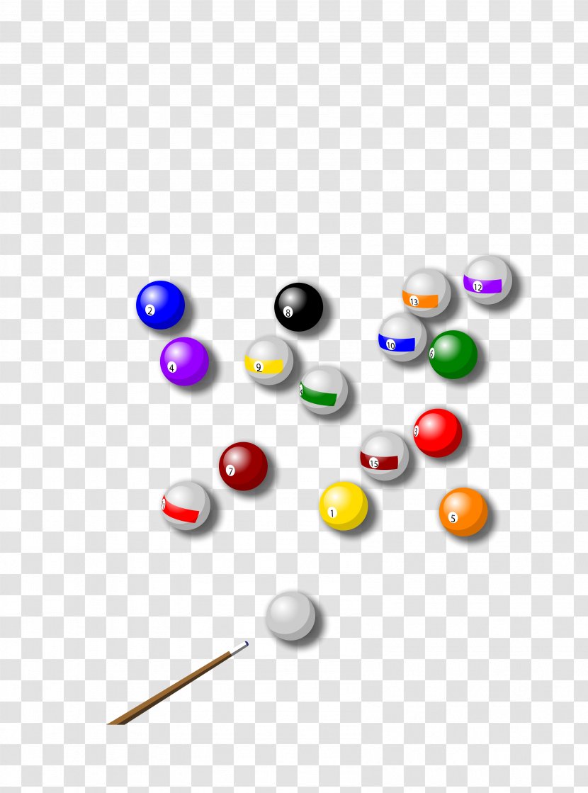 Billiards Snooker Cue Stick - Sport - Vector Color Pool Transparent PNG