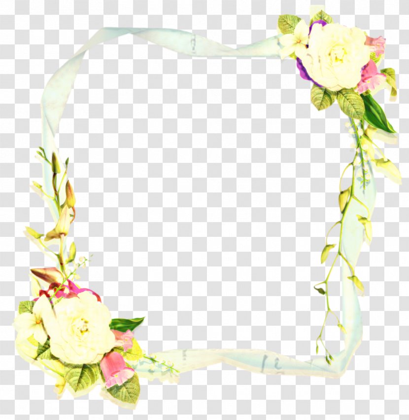 Floral Design Cut Flowers Headpiece Picture Frames - Fashion Accessory - Plant Transparent PNG