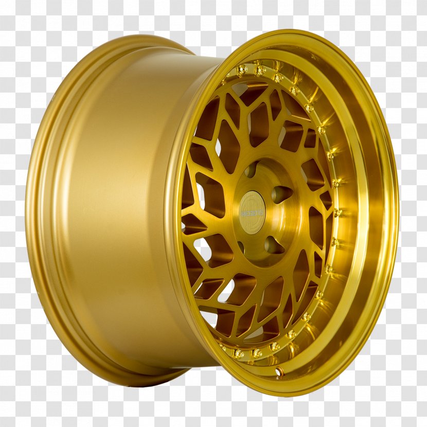 Alloy Wheel Rim Gold Silver Transparent PNG
