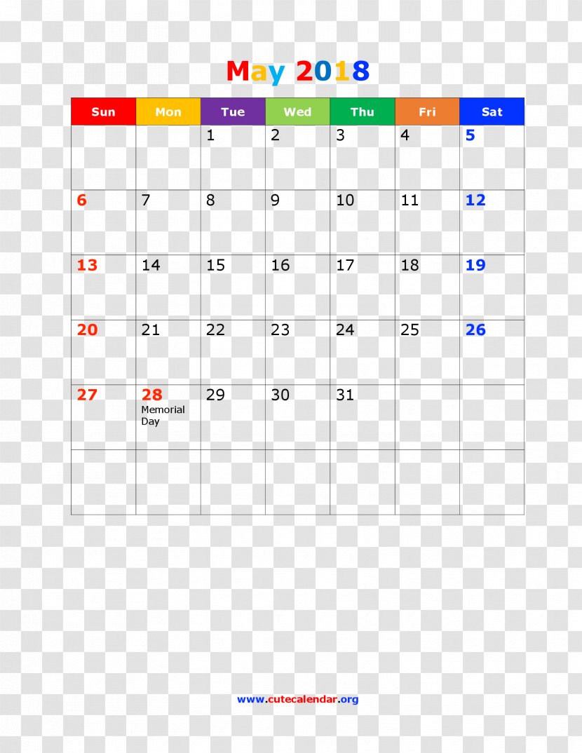 Calendar 0 Month May June 16 18 Transparent Png