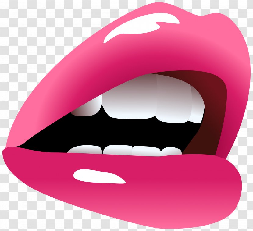 Mouth Lip Clip Art - Flower - Lips Transparent PNG