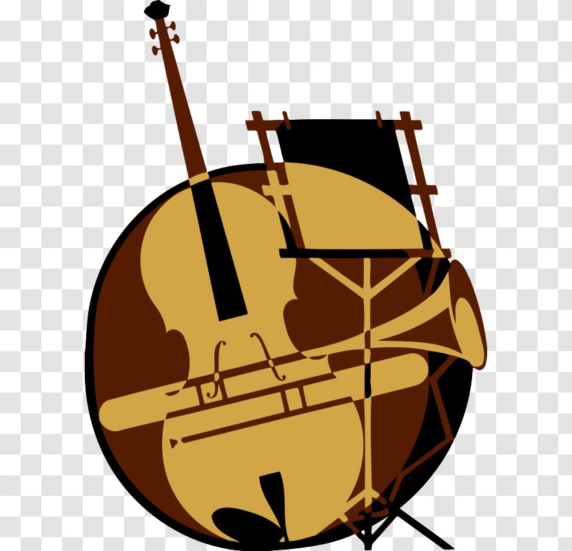 Musical Instruments String Bass Guitar Clip Art - Cartoon Transparent PNG