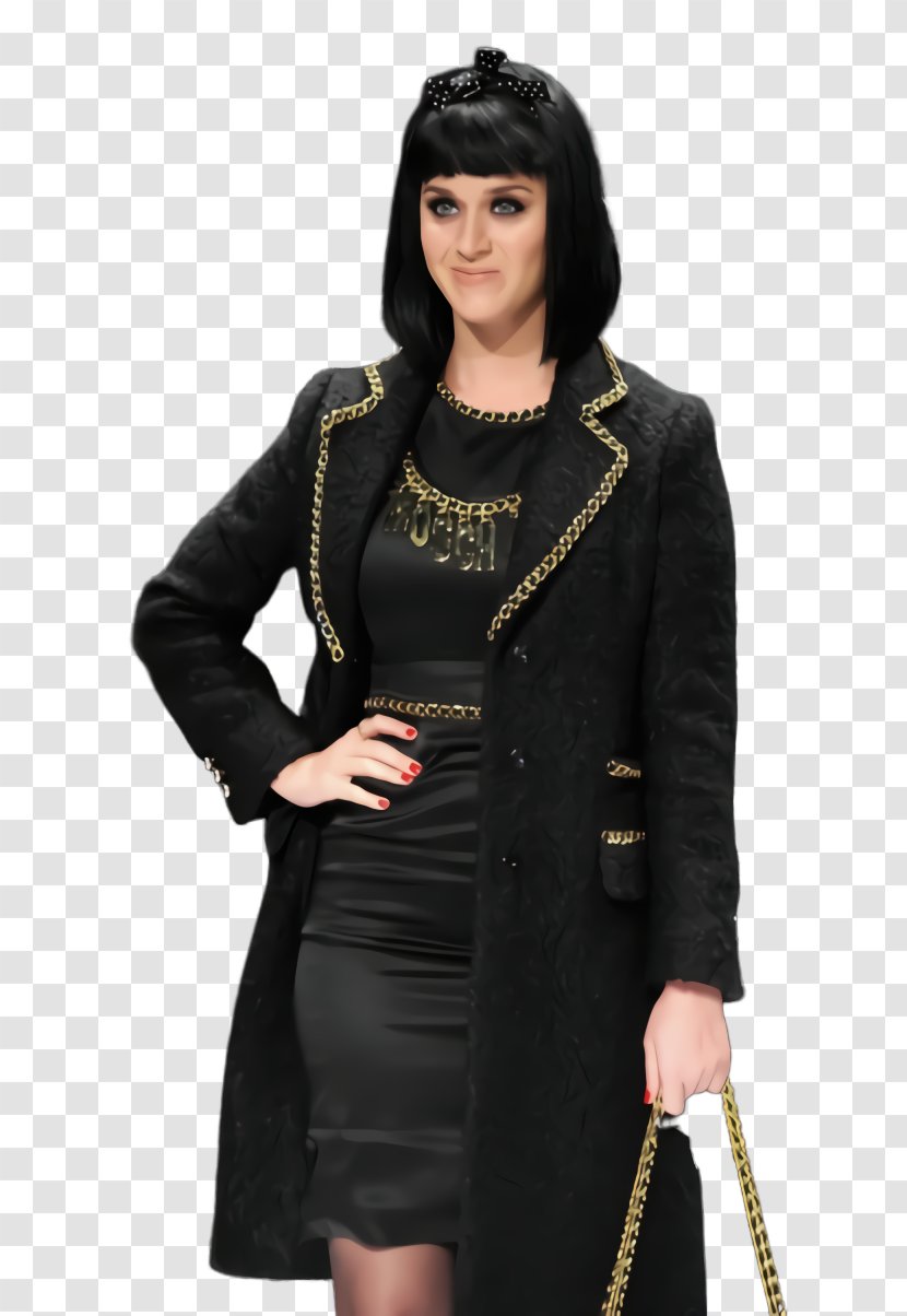 Autumn Cartoon - Overcoat - Blazer Little Black Dress Transparent PNG