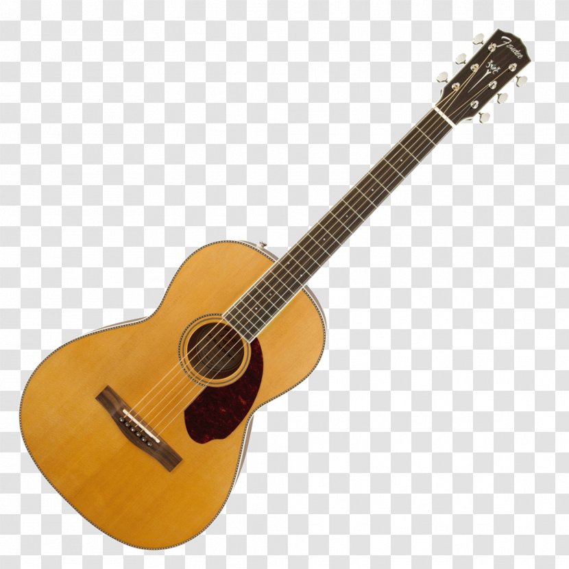 Acoustic Guitar Dreadnought Fender Musical Instruments Corporation Acoustic-electric - Watercolor Transparent PNG