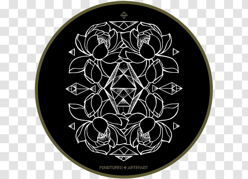Circle Design M Pattern - Mandala Wedding Invitation With Diamond Heart Transparent PNG