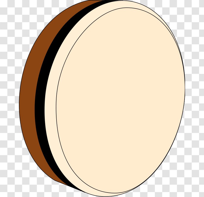 Hand Drum Clip Art - Beige - Drums Cliparts Transparent PNG