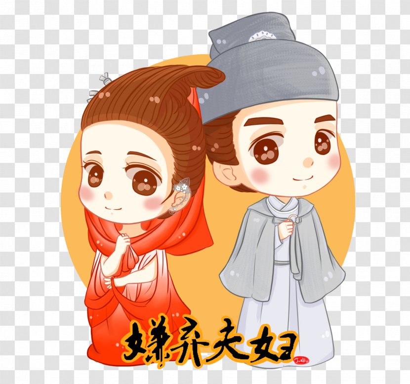 Yue Qi Luo Huli Jing Zhang Xian Zong Sina Weibo Illustration - Fictional Character - Ansarones Gansos Canadienses Transparent PNG