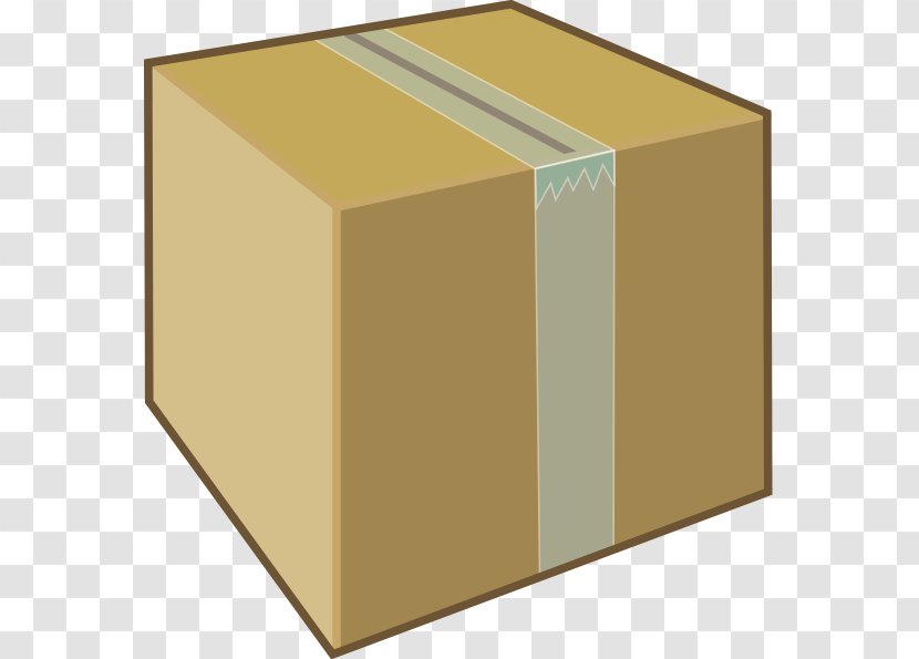 Cardboard Box Clip Art - Wooden Transparent PNG