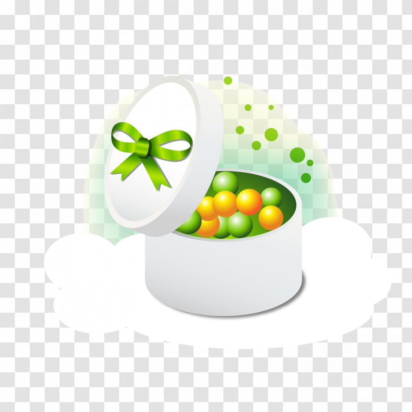 Green Fruit - Creative Gift Candy Material Transparent PNG