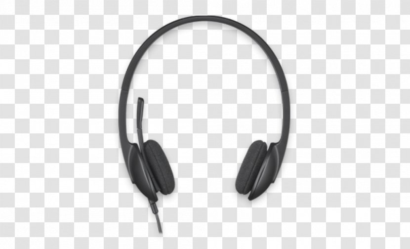 Logitech H340 Noise-canceling Microphone Headset Headphones Transparent PNG