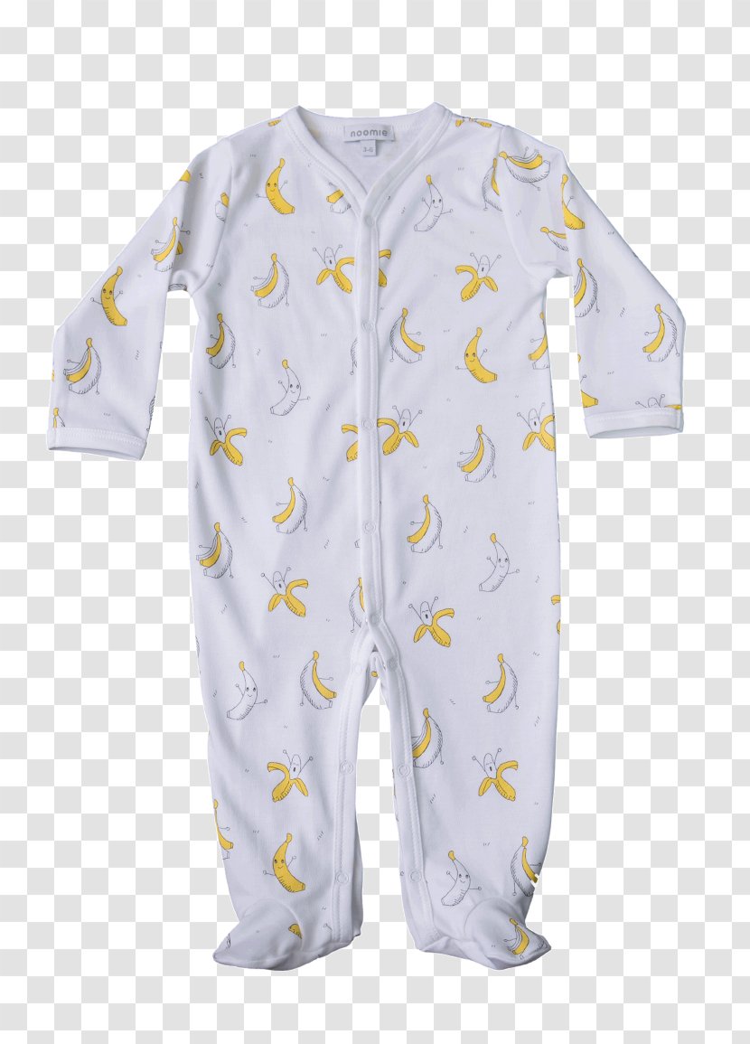 Baby & Toddler One-Pieces Sleeve Pajamas Outerwear Bodysuit - Watercolor Banana Transparent PNG