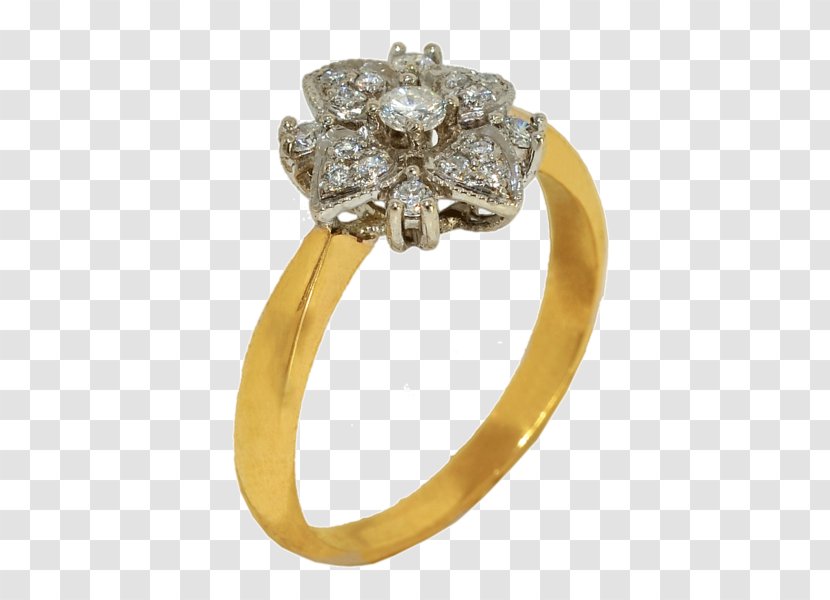 Engagement Ring Wedding Gold - Platinum Transparent PNG