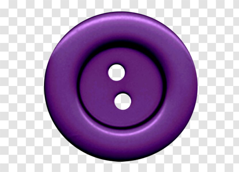 Circle Purple Font Smile - Product Design - Clothes Button Transparent PNG