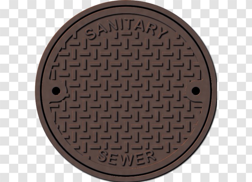 Manhole Cover Sewerage Separative Sewer Lid - Clipart Transparent PNG