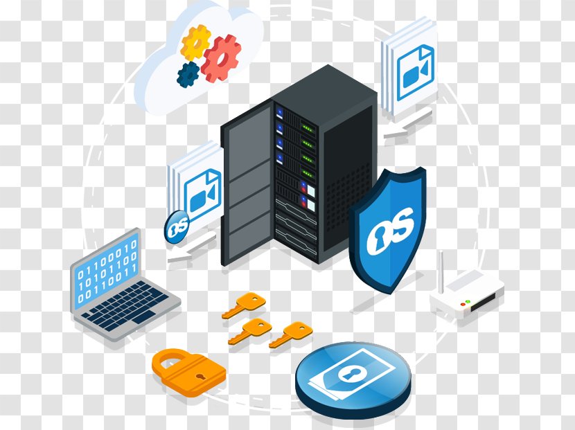 Computer Servers Network Software Service Data Center - Organization - Cloud Computing Transparent PNG