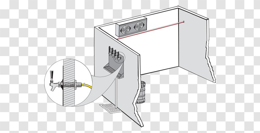 Beer Tap Ale BrewDog Kegerator - Powder Being Poured Transparent PNG